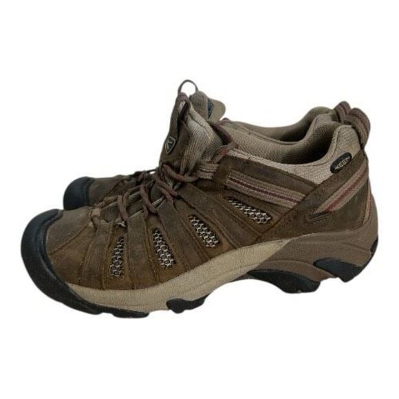 KEEN Shoes Women Size 9 Brown Leather Voyageur Hiking Low Hiking Boots Outdoor - Picture 11 of 11